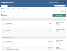 Tablet Screenshot of forum.chaparralboats.com